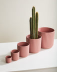 Beam Fluted Planter, Sage Green, 7 inch - Planty Love Co