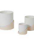 Brisbane Two Tone Planter with Drainage, 4.75 inch - Planty Love Co