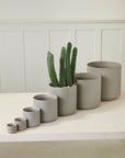 Kendall Ceramic Planter, Grey, 10.75 inch - Planty Love Co
