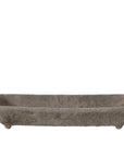 Shoal Stone-Texture Ceramic Trough Planter, 16 inch - Planty Love Co
