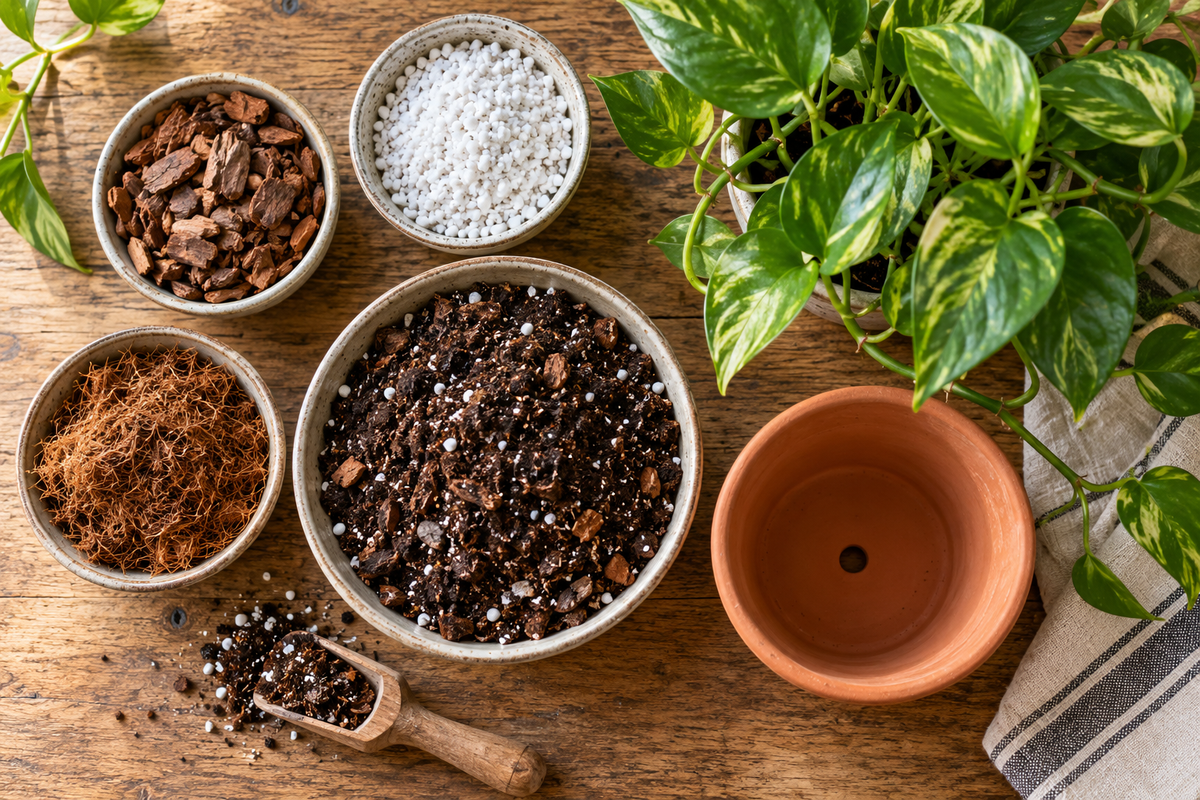 How to Choose Potting Soil for Indoor Plants - Planty Love Co