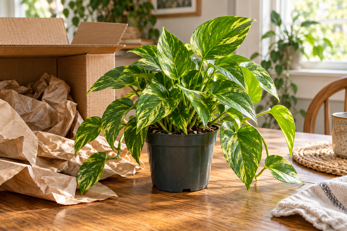 How to Help a Shipped Houseplant Adjust to Your Home - Planty Love Co