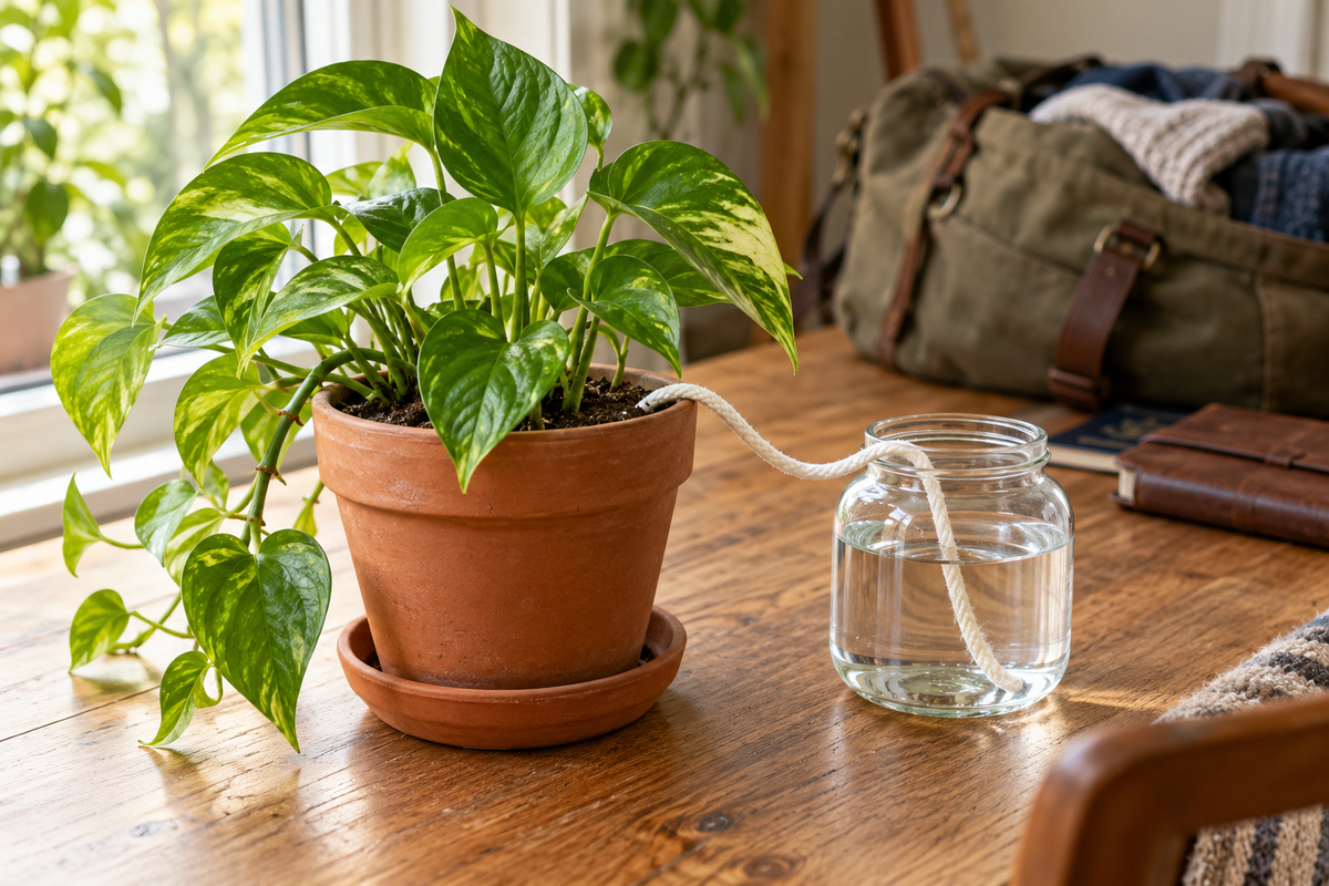 How to Water Houseplants While You Are Away - Planty Love Co