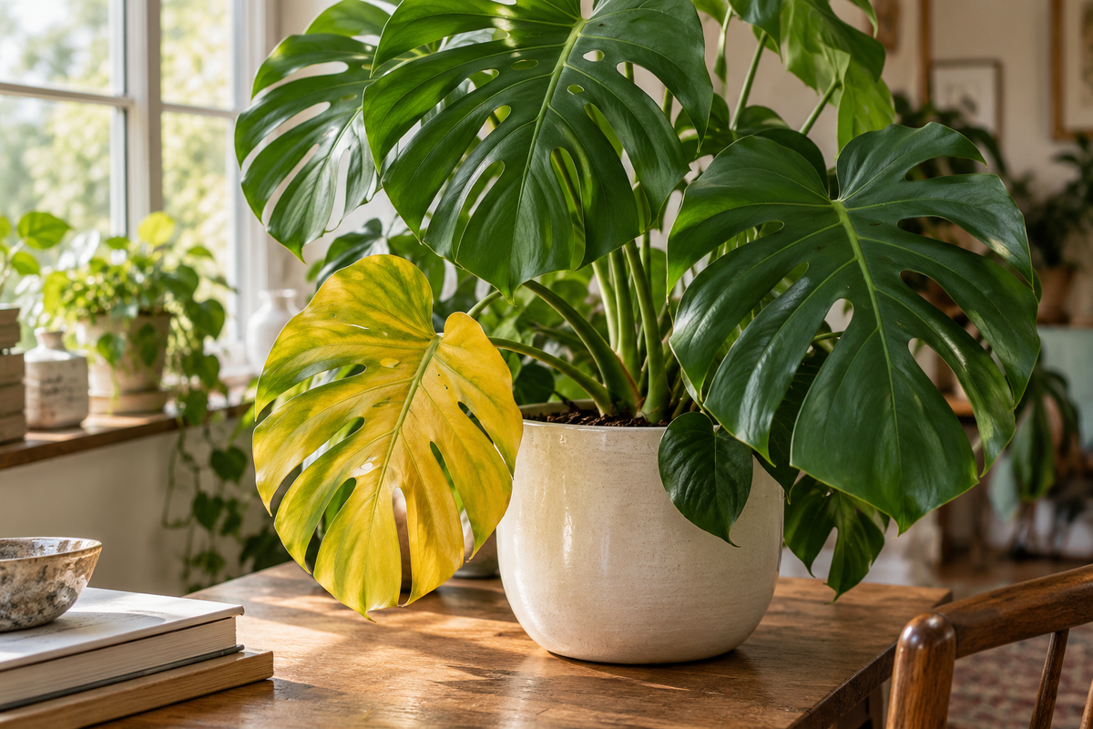 Why Is My Monstera Turning Yellow? How to Read the Leaf and Fix the Real Cause - Planty Love Co