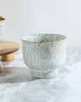 Large Hayden multicolor patterned reactive glaze ceramic planter, 9.5 inch, view 2