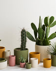 Beam Fluted Planter, Sage Green, 7 inch - Planty Love Co