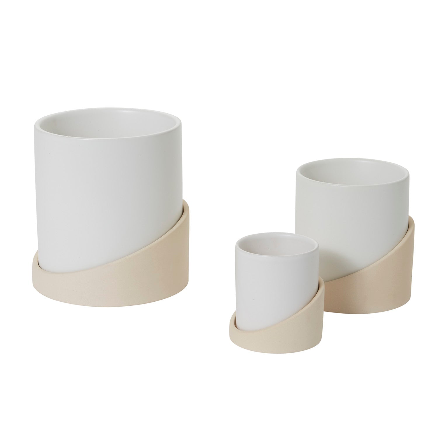 Brisbane Two Tone Planter with Drainage, 4.75 inch - Planty Love Co