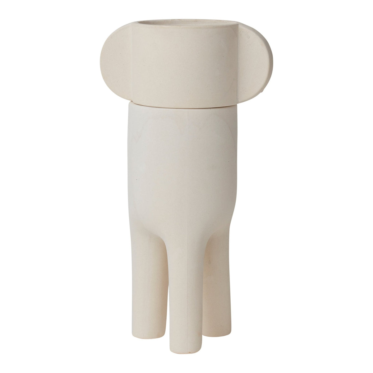 Dache White Ceramic Planter, 8 x 5 x 15 inch - Planty Love Co