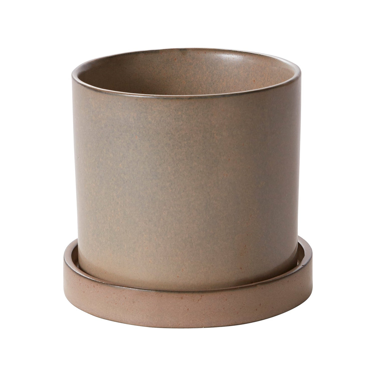 Hawthorne Tan Ceramic Planter with Drainage, 5 x 5.5 inch - Planty Love Co