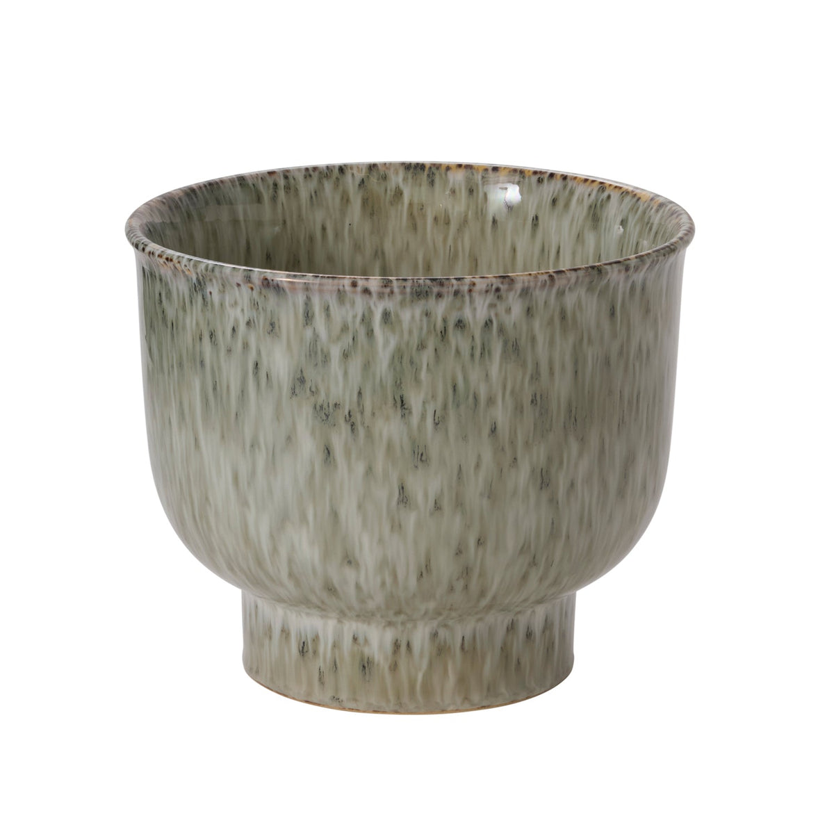 Hayden Patterned Reactive Glaze Ceramic Planter, 8.25 inch - Planty Love Co