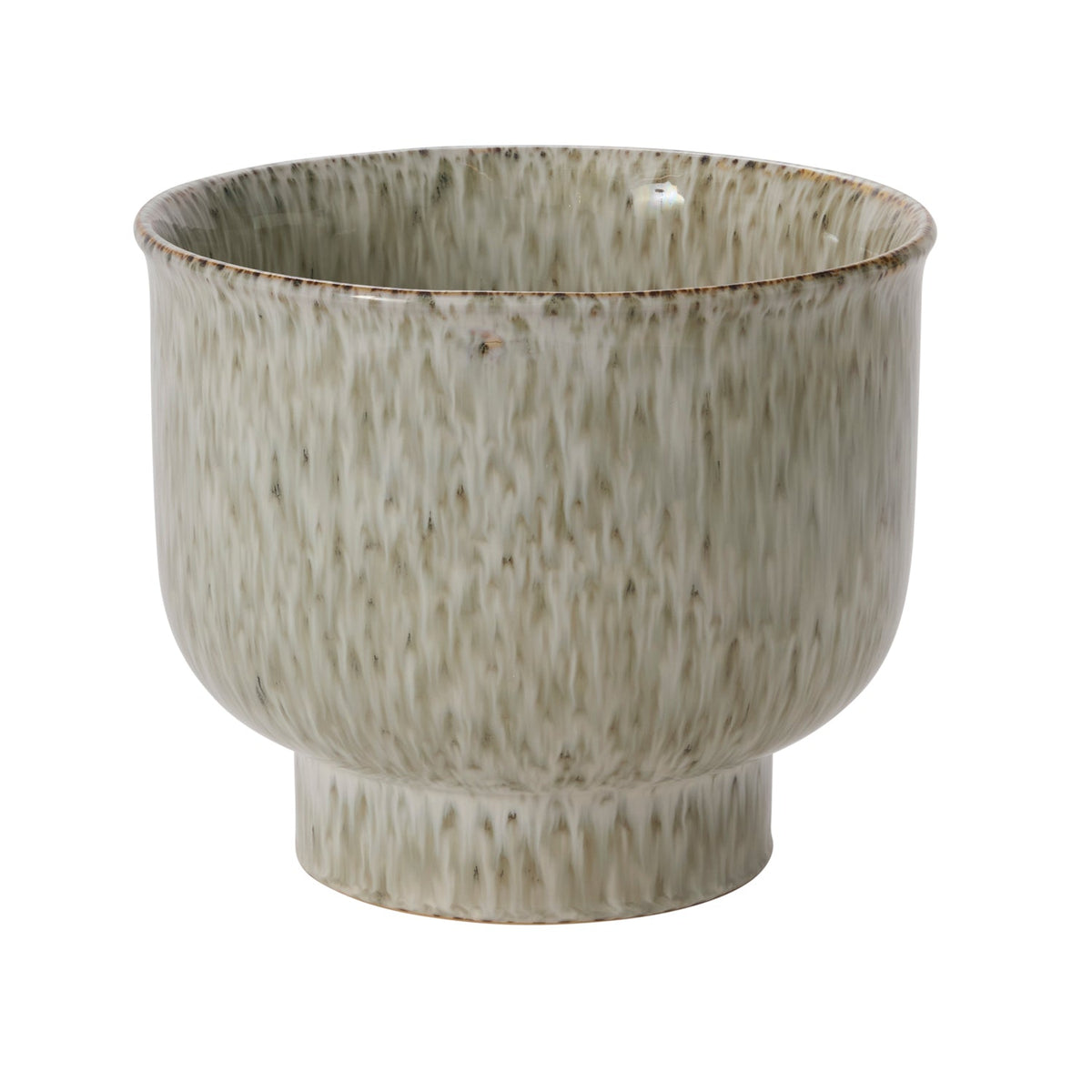 Hayden Patterned Reactive Glaze Ceramic Planter, 9.5 inch - Planty Love Co
