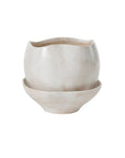 Iona Ceramic Planter with Deep Saucer, 10.25 inch - Planty Love Co
