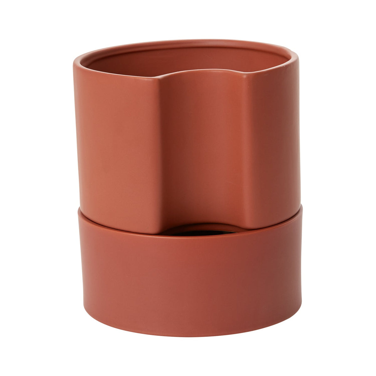 Jett Terracotta Ceramic Planter with Drainage, 8 x 9 inch - Planty Love Co